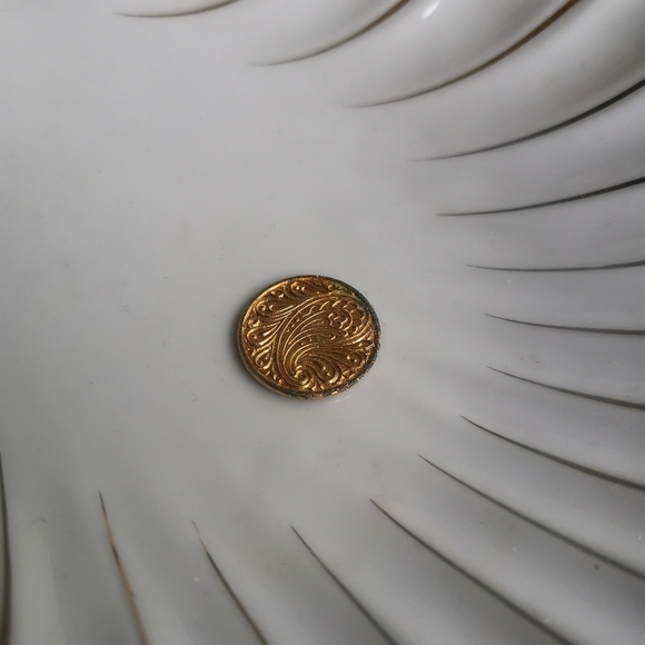 VTG Stylebuilt Accessories NY Dolphin/Koi Scallop Shell Dish Hollywood Regency - Picture 3 of 15